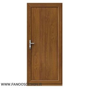 درب یو پی وی سی حمام ضد آب تمام پنل کد 20007