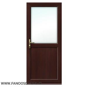 درب upvc سرویس بهداشتی نیم ویترین کد 20003