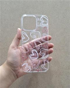 کاور شفاف قلبی مناسب برای گوشی موبایل آیفون 16 پرومکس iPhone16Promax