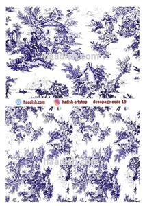 برچسب دکوپاژ (کد19)