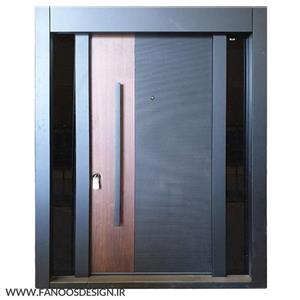 درب ضدسرقت لابی مدرن کف 18 ورق 1.25 قفل کاله با رنگ پلی اورتان کد 6069