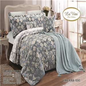 سرویس روتختی مخمل لاویتا Lavita مدل چیچک Chichak دونفره 8 تکه