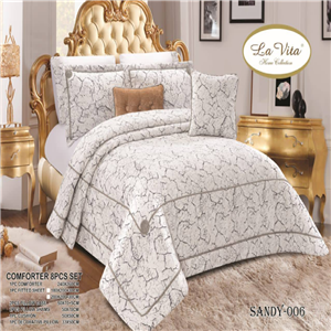 سرویس روتختی مخمل لاویتا Lavita مدل سندی Sandy دونفره 8 تکه