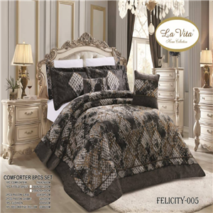 سرویس روتختی مخمل لاویتا Lavita مدل فلیسیتی Felicity دونفره 8 تکه