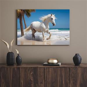 تابلو اسب در ساحل Horse on the beach