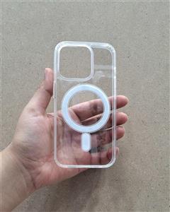 کاور شفاف Clear مگ سیف Mag Safe مناسب برای گوشی موبایل آیفون 15 پرو iPhone15pro-