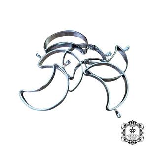 قاب استیل گردنبند طرح ماه u11