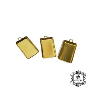 قاب گردنبند مستطیلی 2.6cm