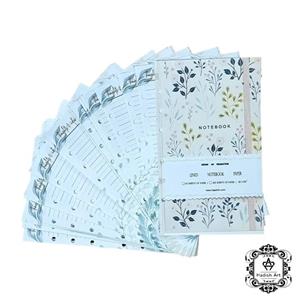 کاغذ کلاسور خط دار رنگی متوسط