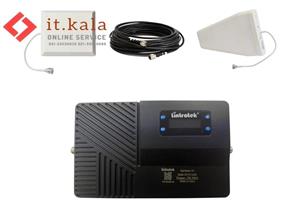 پکیج تقویت کننده آنتن موبایل هوشمند 3 باند 3 وات نیمه صنعتی مدل HT37F_GDW pro برند Lintratek 