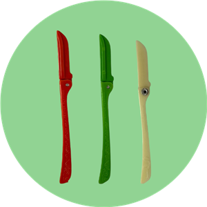 دسته تیغ اصلاح ابرو مجموعه 3 عددی