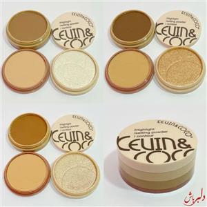 هایلایتر،کانتور و پودر فیکس طبقاتی