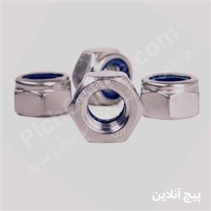 مهره کاسه نمدی استیل M24