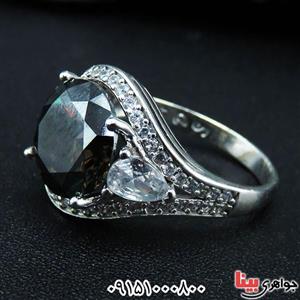 انگشتر الماس روسی (موزانایت) بسیار شیک و زیبا زنانه ۳۳۷۵۱