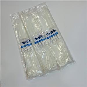  بست کمربندی پلاستیکی 20 سانتی بسته 100 عددی برند RASHA TECH سایز 20*3.6