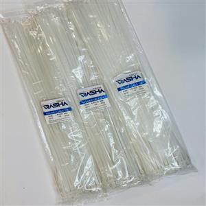  بست کمربندی پلاستیکی 50 سانتی بسته 100 عددی برند RASHA TECH سایز 50*4.8