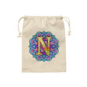 کیسه نان و سبزی ترمه طراحان ایده مدل حرف N ماندالا کد cfp2964 - S