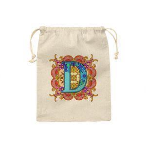 کیسه نان و سبزی ترمه طراحان ایده مدل حرف D ماندالا کد cfp2954 - M