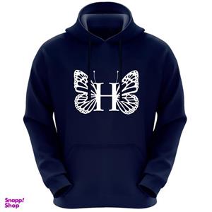 هودی زنانه مدل پروانه F282 رنگ سرمه ایی