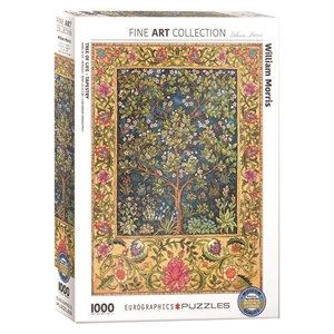 پازل 1000 تکه یوروگرافیکس پازلز مدل Tree of Life Tapestry کد 60005609