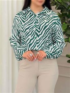 شومیز طرح دار سوفیا کد 6148