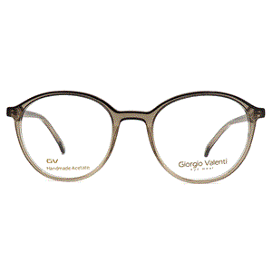 عینک مردانه طبی گرد کائوچو کریستالی Giorgio Valenti GV-5504