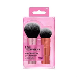 ست مینی براش ریل تکنیک Real techniques مناسب زیرسازی و رژگونه بسته 2 عددی