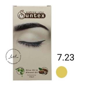 کیت رنگ ابرو سانتکس شماره suntex eyebrow color SA6 E7.23 