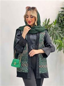 ژیله مخمل طرح سنتی زنانه کد 4152