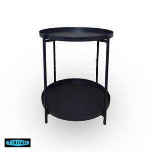 میز عسلی فلزی تیرداد مدل میزک دوبل کد tir01