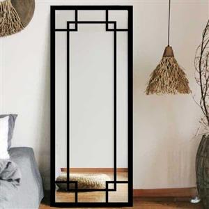 آینه قدی چوبی مدل باران در ابعاد 70*170