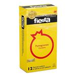 کاندوم تنگ کننده روان کننده انار فیستا Pomegranate Fiesta بسته 12 عددی