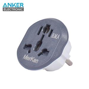 مبدل پریز 3 به 2 مرکان Merkan Universal AC Adapter