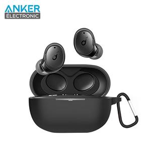 کیس محافظ سیلیکونی هدفون انکر مخصوص Anker Soundcore Life Dot 3i A3982 Silcone Caseآویز فلزی