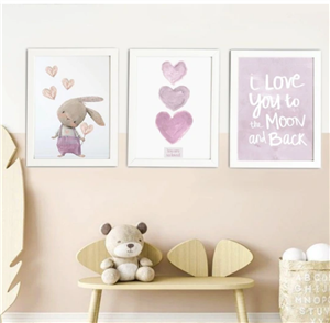 تابلو کودک هپی لند طرح خرگوش