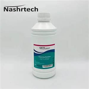محلول شستشو و بازکننده نازل پرینتر و پلاتر یک لیتری اسکای کالر