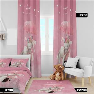 روتختی دخترانه طرح خرگوش کد 738