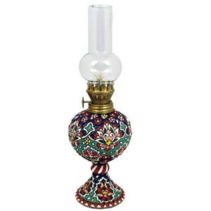 چراغ گردسوز میناکاری مدل ارغوان کد 25