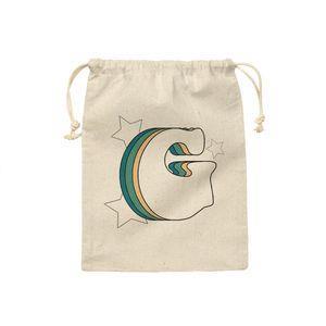 کیسه نان و سبزی ترمه طراحان ایده مدل حرف G رترو کد cfp2931 - M