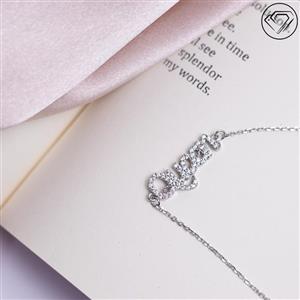 دستبند نقره ملکه مدل GA-3018 