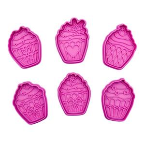 کاتر شیرینی پزی مدل Cupcake مجموعه 6 عددی