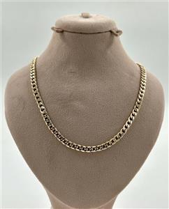 گردنبند طلا 13.44 GR کارتیر مدل ساده زرد رنگ