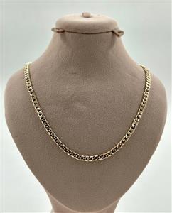 گردنبند طلا 12.84 GR کارتیر مدل ساده زرد رنگ