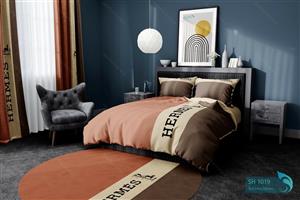 ست روتختی طرح کلاسیک هرمس دونفره کد SH1019