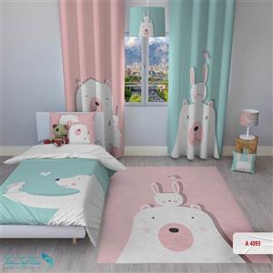روتختی اتاق کودک طرح خرس پشمالو سایز یکنفره کد A4093