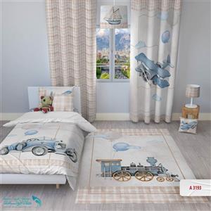 روتختی اتاق کودک طرح ماشین کلاسیک سایز یکنفره کد A3193