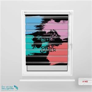 پرده زبرا اتاق کودک طرح گیمر کد A1452