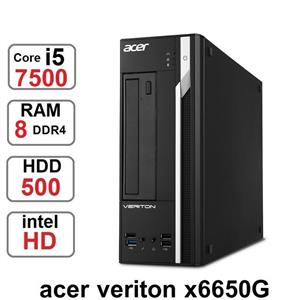 مینی کیس Acer Veriton X6650g i5 7500 8GB 512GB HDD intel