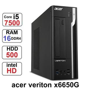 مینی کیس Acer Veriton X6650g i5 7500 16GB 500GB HDD intel