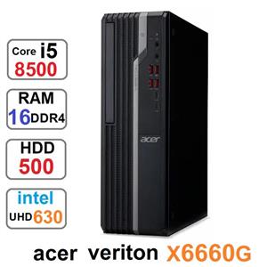 مینی کیس Acer Veriton X6660G i5 8500 16GB 500GB HDD intel